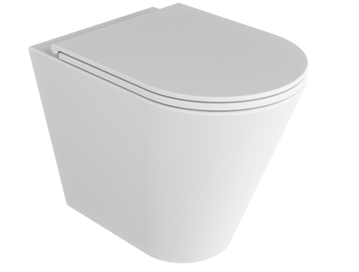  Easy clean 54cm wall-mounted flush-to-wall vase with wall drain